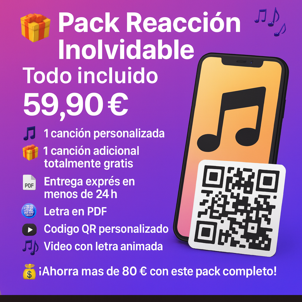🎁 Pack Reacción Inolvidable – Añádelo por solo +19.90 € - ⭐ Más vendido